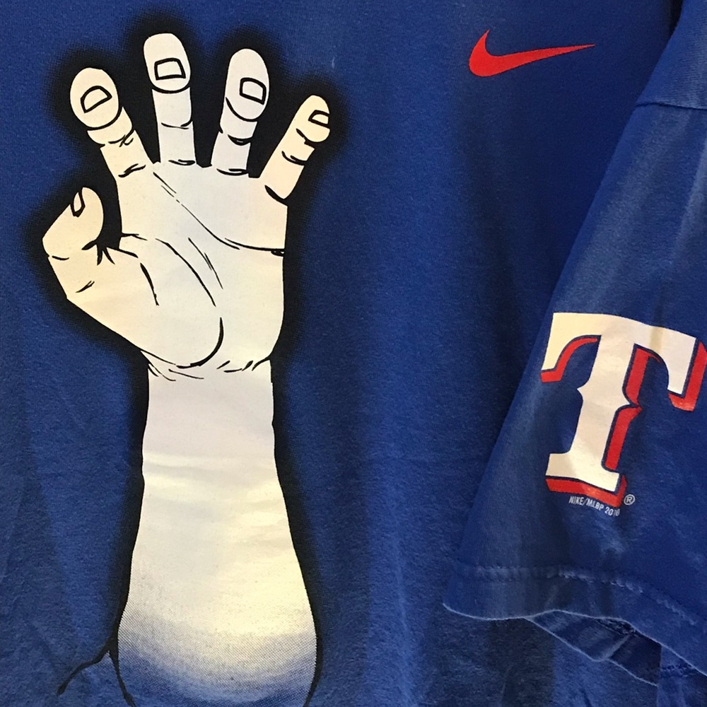 Men’s XL Nike Texas Rangers “Claw & Antlers” tee